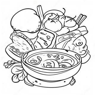 Page De Coloriage Des Plats Coreens 107976-45026