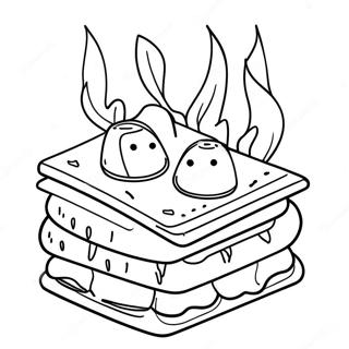 Page De Coloriage Smores 108074-45090