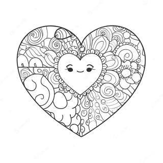 Page De Coloriage Pop It Coeur Joueur 108130-45145