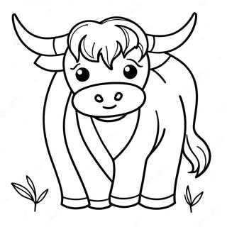 Vache Des Highlands Pages à colorier