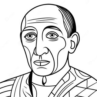 Page De Coloriage Picasso 108385-45332