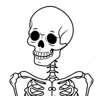 Page De Coloriage Dhumour Noir Avec Un Squelette Sarcastique 108464 45398