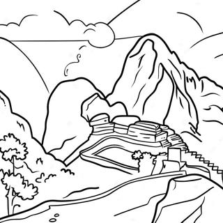Pérou Pages à colorier