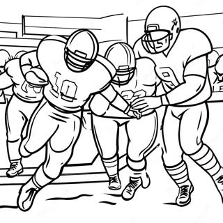 Page De Coloriage De Football Universitaire 108668-45552