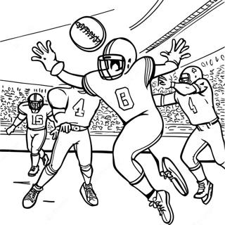 Page De Coloriage Dun Match De Football Universitaire Passionnant 108669-45553