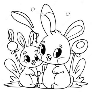 Lapins Ensoleillés Pages à colorier