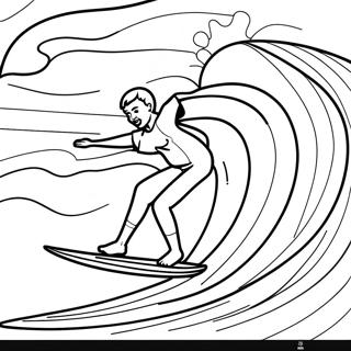 Surf Pages À Colorier