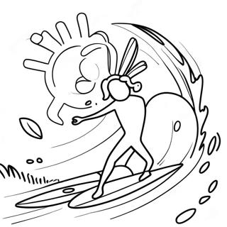 Page De Coloriage De Surf 108824-45671