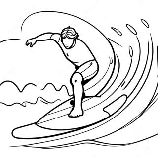 Page De Coloriage De Surf 108824-45672