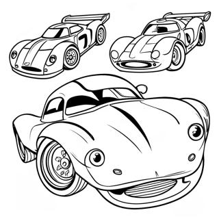 Page A Colorier De Voiture De Course Rapide 10886-594