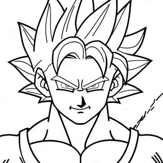 Page De Coloriage De Vegito Super Saiyan 108877-45713