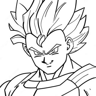 Page De Coloriage De Vegito Super Saiyan 108877-45714