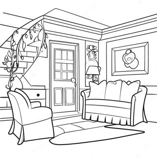 Page De Coloriage Maison De Reve Barbie Avec Amis 108955 45778