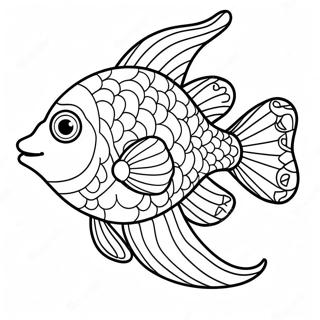 Page De Coloriage Du Poisson Arc En Ciel 109004-45810