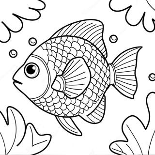 Page De Coloriage Du Poisson Arc En Ciel 109004-45812