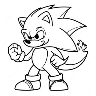 Page De Coloriage De Sonic Le Werehog 109081-45871