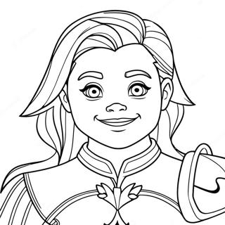 Page De Coloriage De Mal Descendants 109107-45892