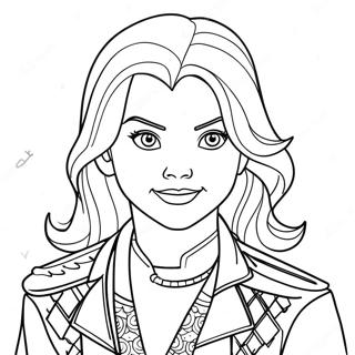 Page De Coloriage De Mal Descendants 109107-45954