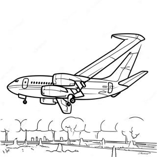 Page De Coloriage Du Boeing 737 109263-46074