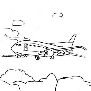 Page De Coloriage Du Boeing 737 109263-46076