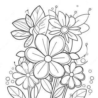 Fleurs Finies Pages À Colorier