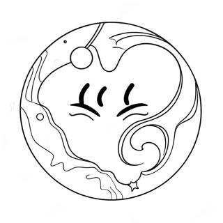 Lune Céleste Pour Adultes Pages À Colorier