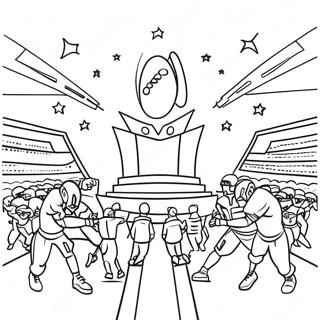 Page De Coloriage Du Spectacle De Mi Temps Du Superbowl 109573-46328