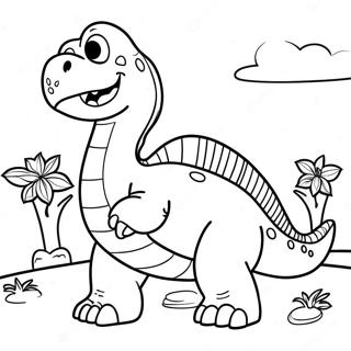 Arlo Le Dinosaure Page De Coloriage 109648-46377