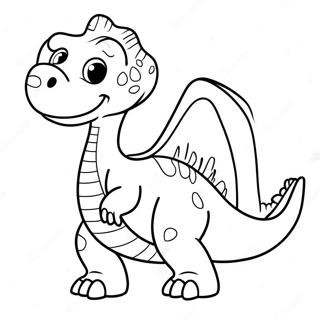 Arlo Le Dinosaure Page De Coloriage 109648-46378
