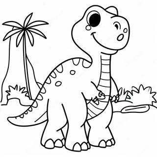 Spot Le Dinosaure Page De Coloriage 109649 46383