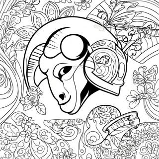 Page De Coloriage Du Logo Des La Rams 109699-46417