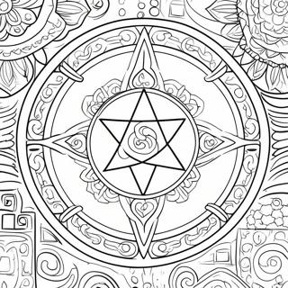 Page De Coloriage De Symbole Paien 109749-46456