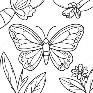 Papillon Pages À Colorier