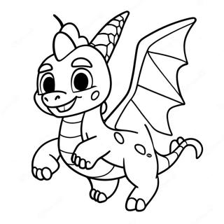 Page De Coloriage Spyro Volant Dans Le Ciel 110291-46878