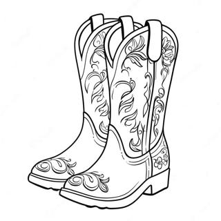 Page De Coloriage De Bottes Colorees 110675-47175