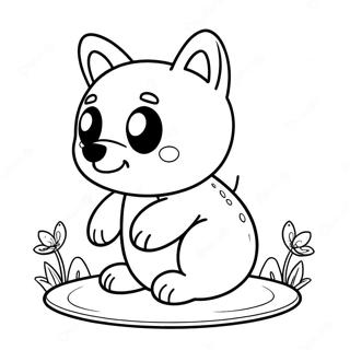 Page De Coloriage Danimaux Mignons Pour Lapprentissage De La Proprete 110726-47220