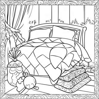 Page A Colorier De Couverture Dhiver Confortable 110988 47453