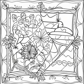Page A Colorier De Couverture Dhiver Confortable 110988 47454