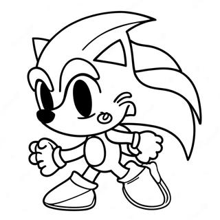 Page A Colorier De Sonic Argent 111035-47478