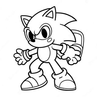 Page A Colorier De Sonic Argent 111035-47479