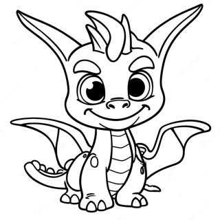 Page De Coloriage De Spyro Le Dragon Skylanders 111088-47521