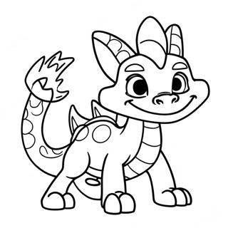 Page De Coloriage De Spyro Le Dragon Skylanders 111088-47522