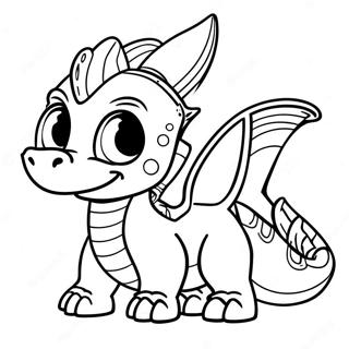 Page De Coloriage De Spyro Le Dragon Skylanders 111088-47524