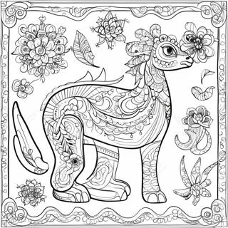 Page De Coloriage De Design Complexe Alebrijes 111167-47591