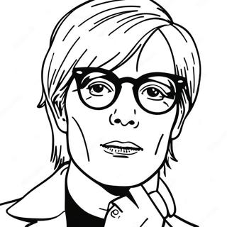 Page De Coloriage Dart Colore Dandy Warhol 111191-47601