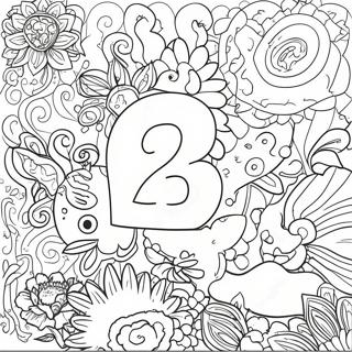 Numéro 2 Pages À Colorier