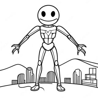 Enderman Pages À Colorier