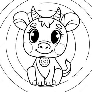 Page A Colorier De La Mascotte Mignonne De Target 111397-47763