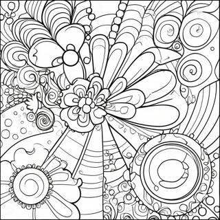 Page De Coloriage Designs Groovy Retro 111553-47885
