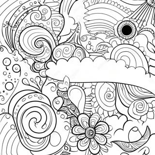 Page De Coloriage Designs Groovy Retro 111553-47888